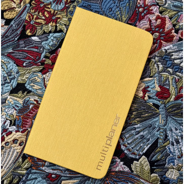 2noter Notatnik B6 Pocket Mini czysty/gładki (S 9x17 cm) kolekcja BASIC, słoneczny żółty