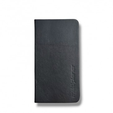 2planer S MINI (B6 9x17cm) NIEDATOWANY, Skóra naturalna CZARNY BRĄZ