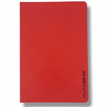 3 planer 2026 B5 (XL 16x24cm) Organizer, Kalendarz, Notatnik; oprawa CZERWIEŃ "ferrari red"
