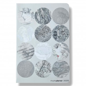 3 planer 2026 B5 (XL 16x24cm) Organizer, Kalendarz, Notatnik; oprawa ART