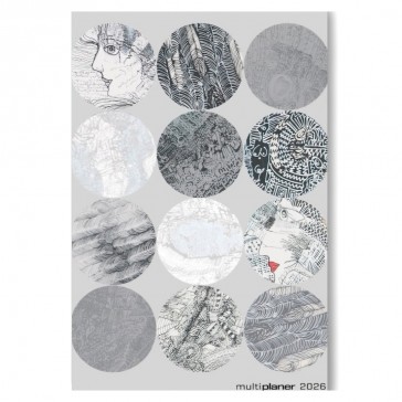 2 planer 2026 B5 (XL 16x24cm) Organizer, Kalendarz, Notatnik; oprawa ART