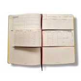 3 planer 2026 B5 (XL 16x24cm) Organizer, Kalendarz, Notatnik; oprawa ENERGETYCZNY ŻÓŁTY