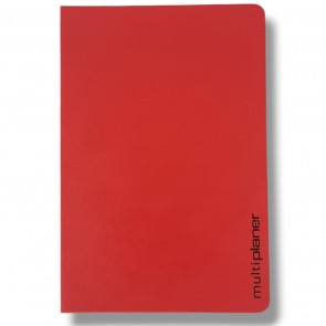 2 planer 2026 B5 (XL 16x24cm) Organizer, Kalendarz, Notatnik; oprawa CZERWIEŃ "ferrari red"