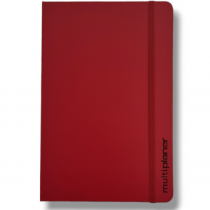 3 planer 2026 B5 (XL 16x24cm) Organizer, Kalendarz, Notatnik; oprawa KARMINOWA CZERWIEŃ